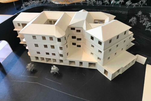 Modellfoto des Gebäudes