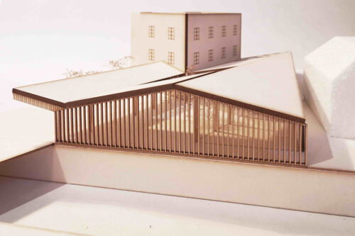 Modellfoto der Fassade