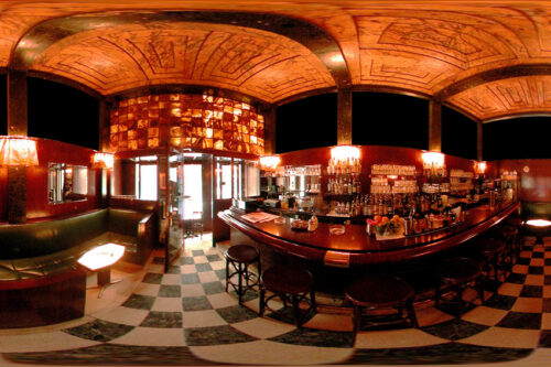 Panorama der Bar